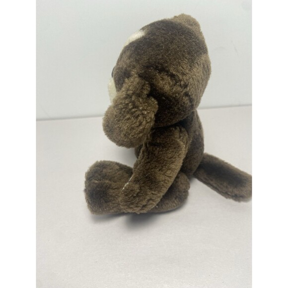 Bulldog 5.25 Sitty Plush Puppy Dog Brown Cream no tags - Picture 4 of 6